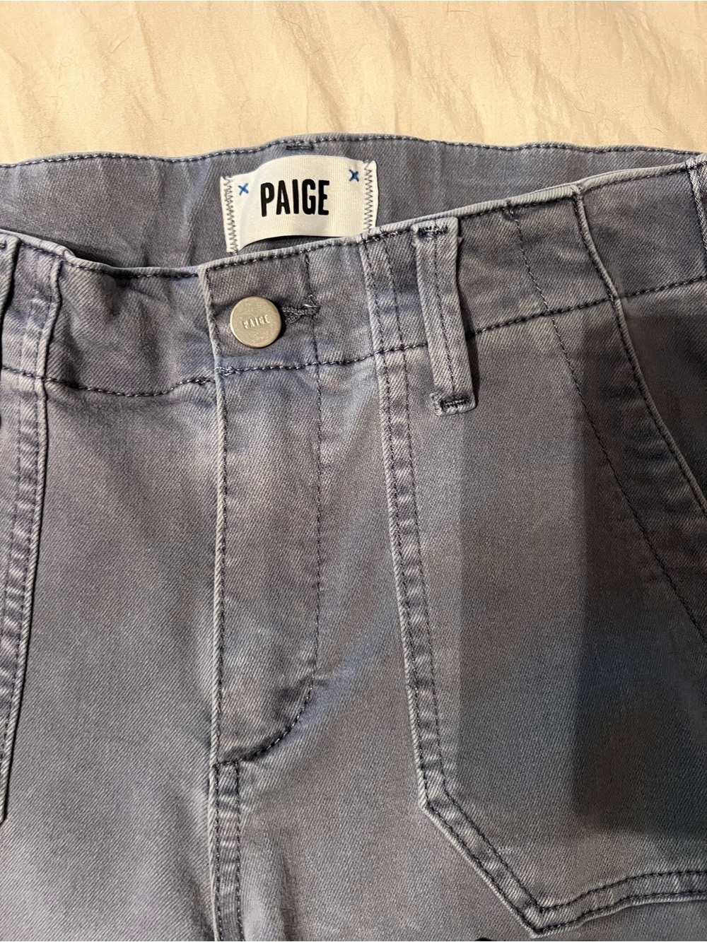 PAIGE Slate Gray Track Joggers